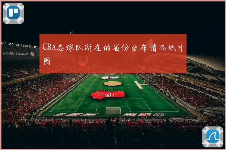 CBA各球队所在的省份分布情况统计图